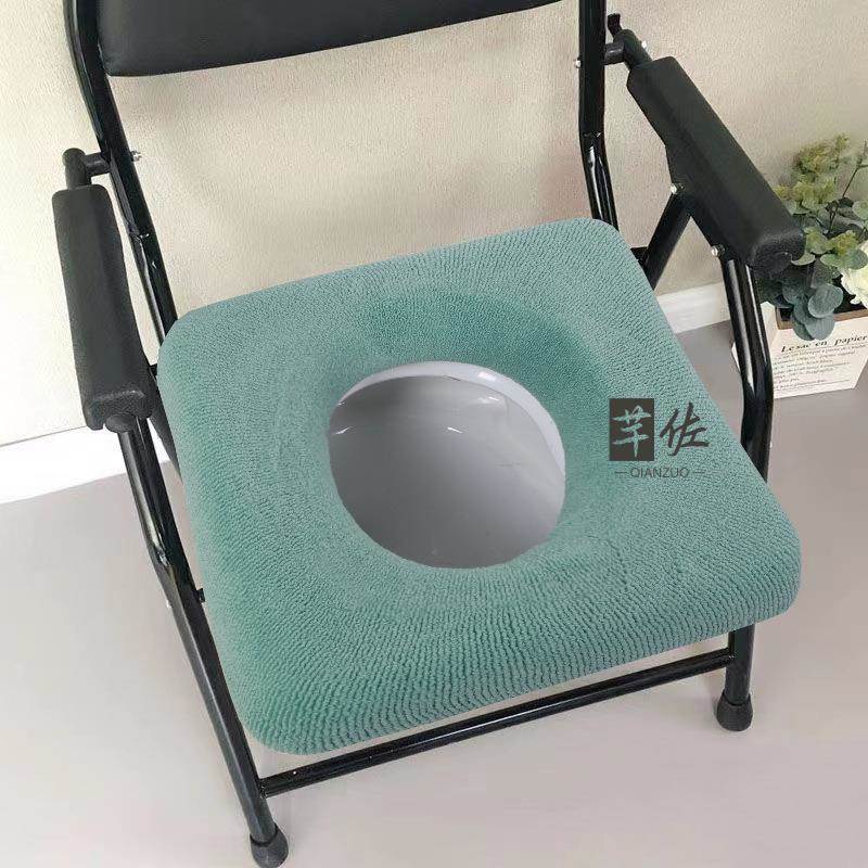包邮老人椅坐便椅垫马桶坐便器套圈移动便盆坐厕椅凳坐垫隔凉保暖