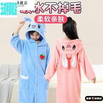1个月2025新款儿童浴袍宝宝浴巾