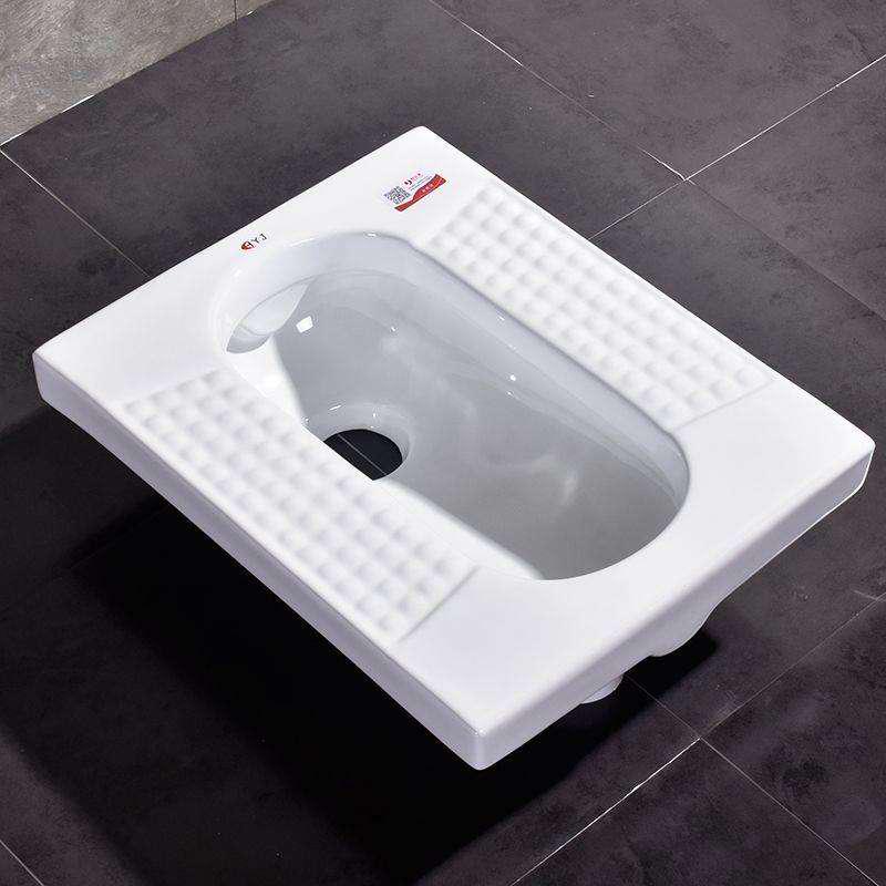 沉水弯蹲便器家用直排蹲便器存水弯陶瓷蹲坑大便器带冲水箱厕所