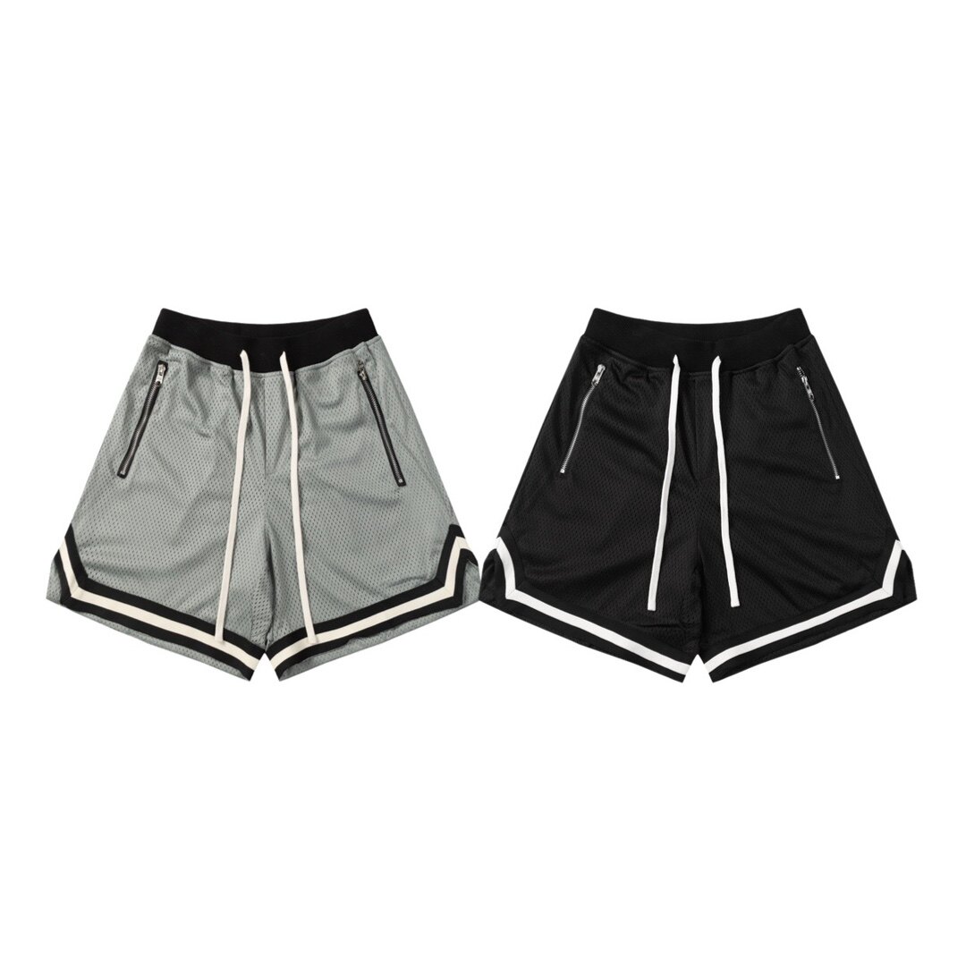 fear of god fog 第五季重工高街拉链口袋抽绳网眼休闲短裤五分裤