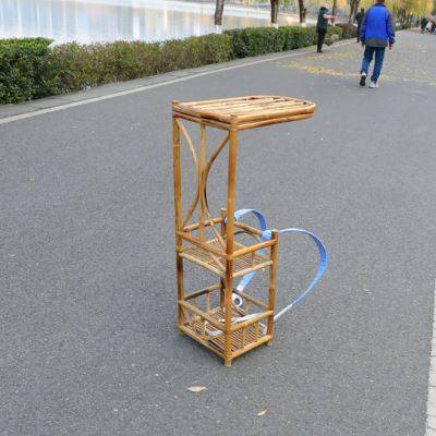 书生背篓竹制宁采臣古代背书箱广告背包移动售货背筐行脚僧人徒步