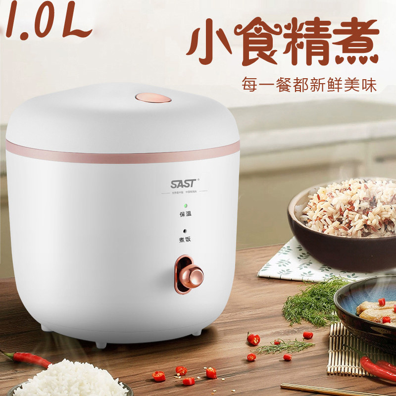 简单家用单人小型煮饭锅1L1升迷你电饭锅1人特小号电饭煲迷你正品