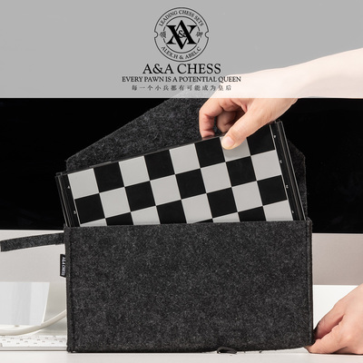 A&A CHESS/领御 国际象棋棋盘收纳袋/便携毛毡包/多用途手提包