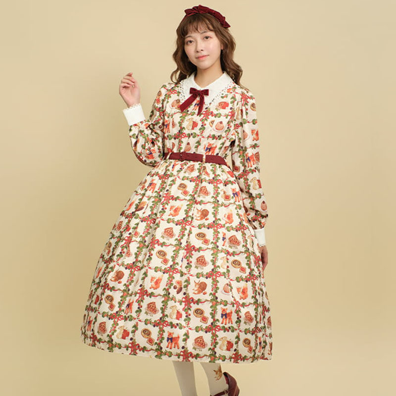 axesfemmeLolita长袖连衣裙