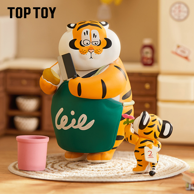 TOPTOY我不是胖虎父慈子孝系列盲盒第二弹之孝掉大牙可爱桌面摆件