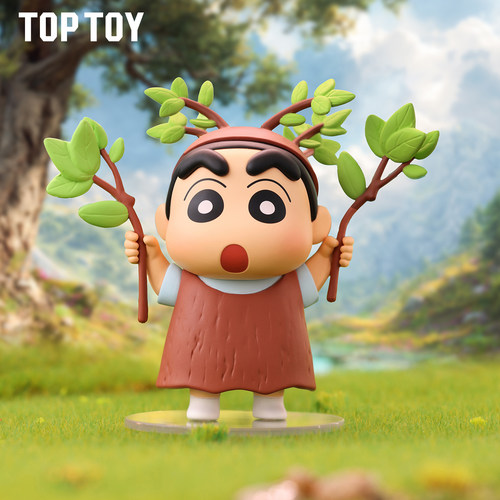 TOPTOY正版蜡笔小新夏日大作战系列手办盲盒可爱生日礼物潮流摆件