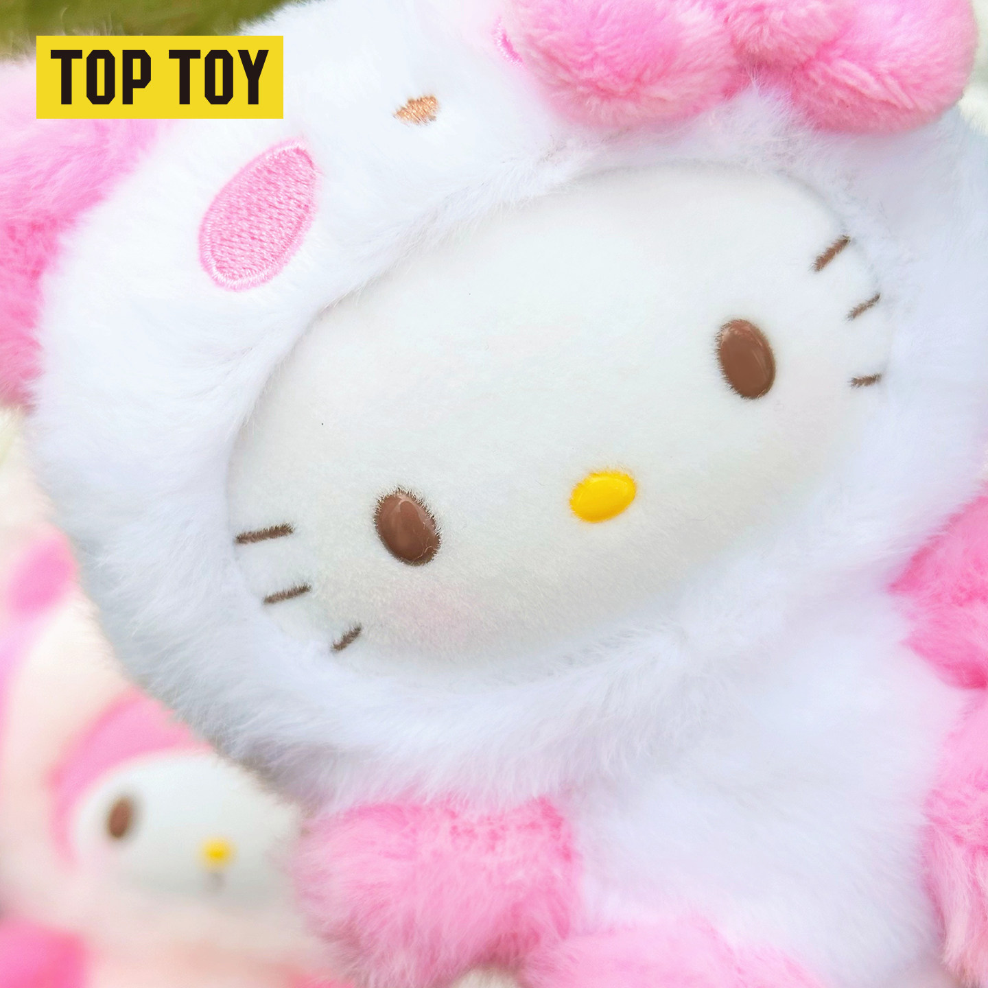 TOPTOY 三丽鸥家族彩色熊猫毛绒挂饰盲盒可爱女生礼物HelloKitty