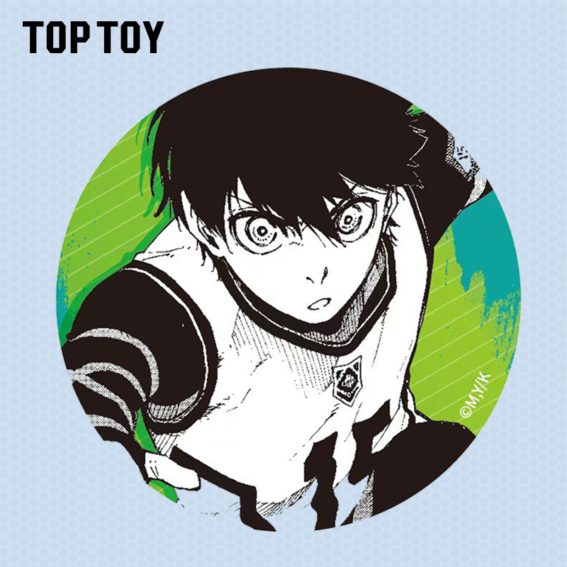 TOPTOY蓝色监狱疾跑色彩主题马口铁徽章动漫周边蓝锁吧唧女生送礼