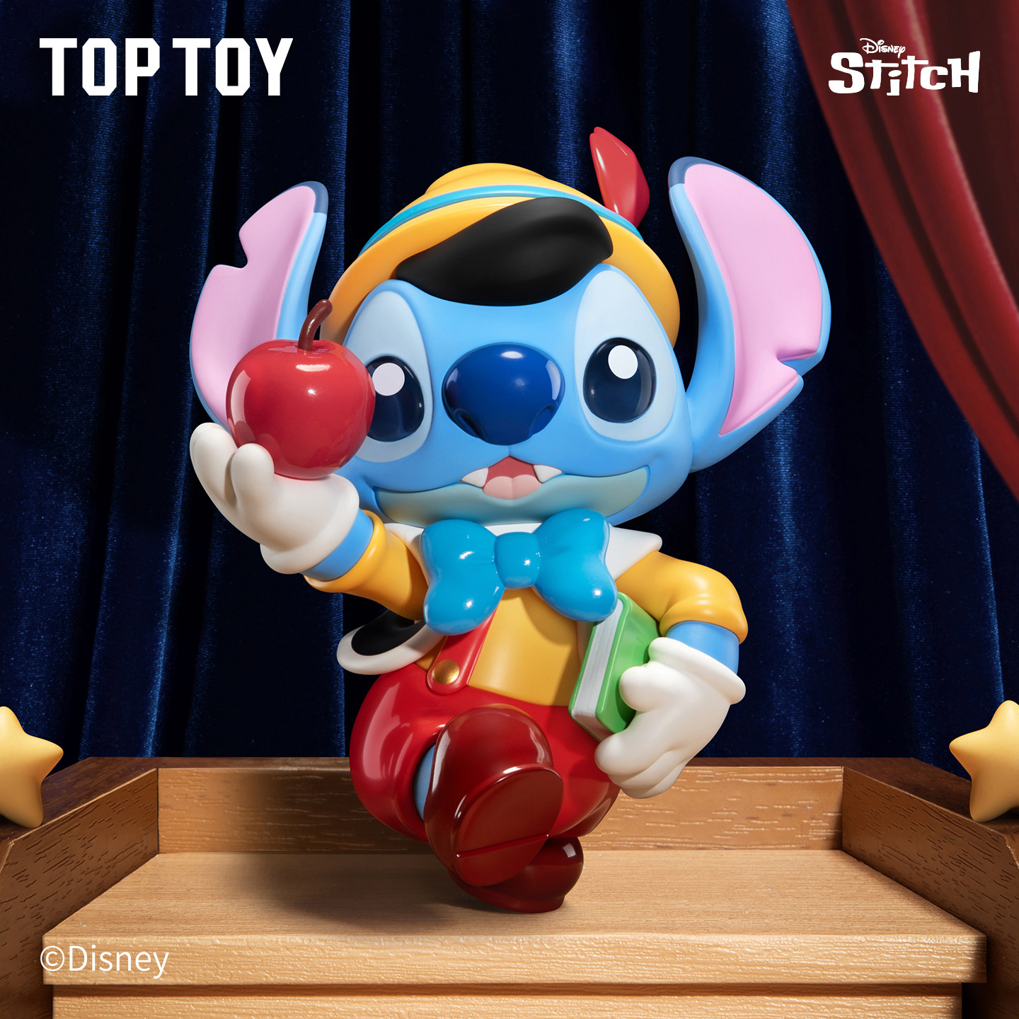 TOPTOY史迪奇x木偶奇遇记奇幻剧场系列手办盲盒迪士尼
