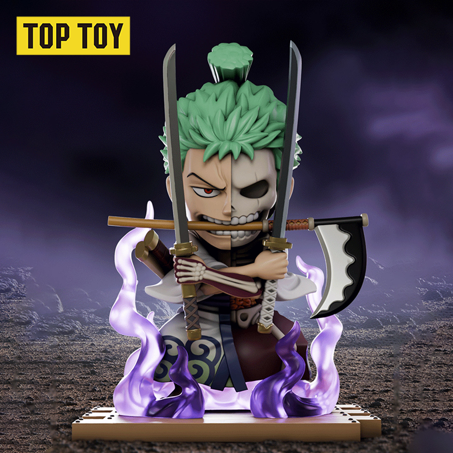 TOPTOY航海王XJasonFreeny系列盲盒索隆剑势录手办海贼王周边礼物