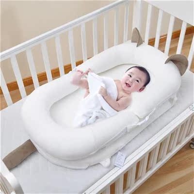 可折叠小床中便携式新生儿床上睡床婴G儿床防仿生摇篮压新生哄宝