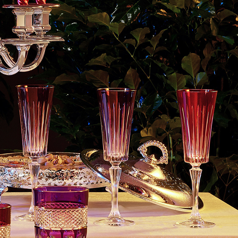 安妮女王进口香槟杯高脚杯水晶玻璃杯红酒杯婚宴婚礼家用起泡酒杯