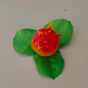 仿真塑料石榴花装饰搭配手工装饰品中秋糖心塔福桃斋菜塔摆件节日