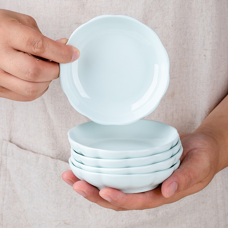 南瓜家用陶瓷创意点心酱料碟