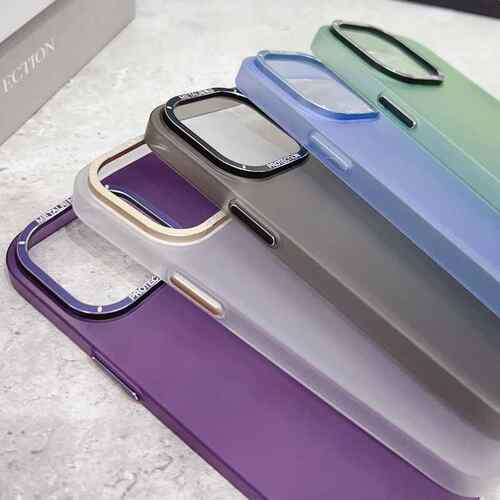 适用iphone15手机壳PC磨砂苹果15pro轻奢风14小众13硬壳12透明13p