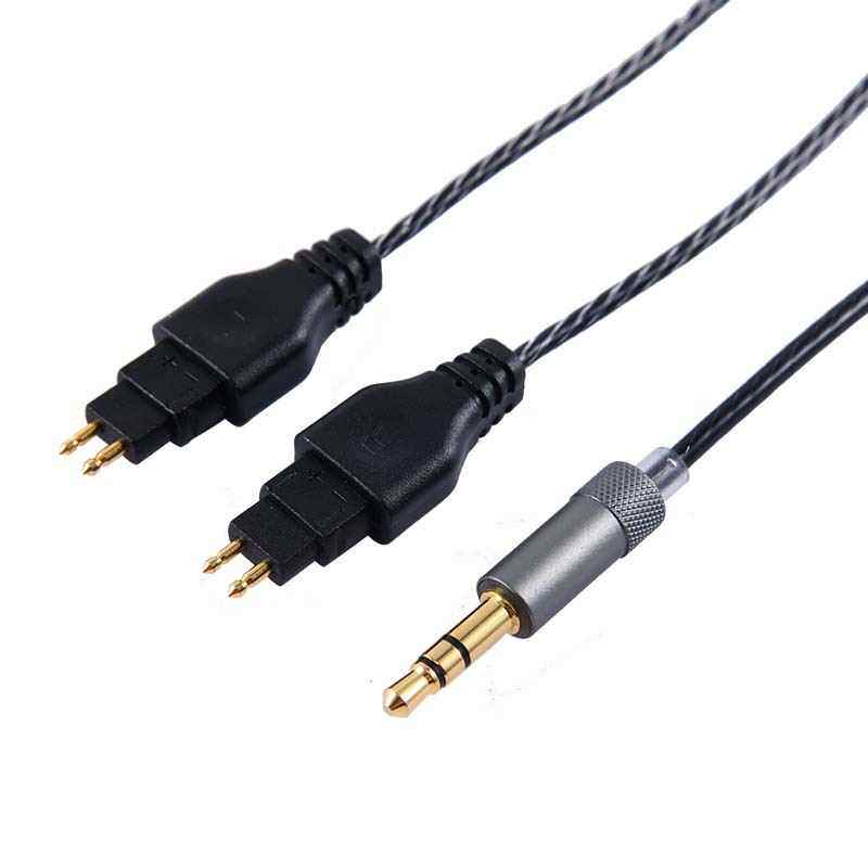 适用于森海HD414 HD650 HD600 HD580 HD660S 头戴式耳机音频线