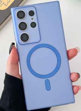 适用三星S24ultra手机壳PC磨砂s23plus肤感s24+小众s22硬壳s23pro