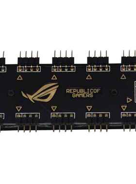 台式电脑ARGB RGB 5V 12V 3 4针 灯光 10位集线器 主板神光同步器