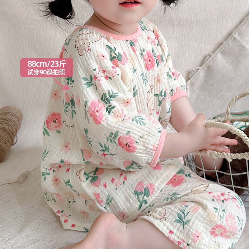 夏季薄款男女儿童空调服