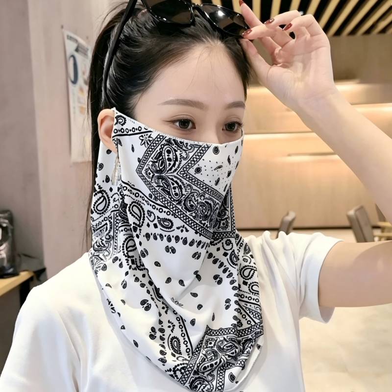 冰丝防晒脖套面罩全脸防紫外线女