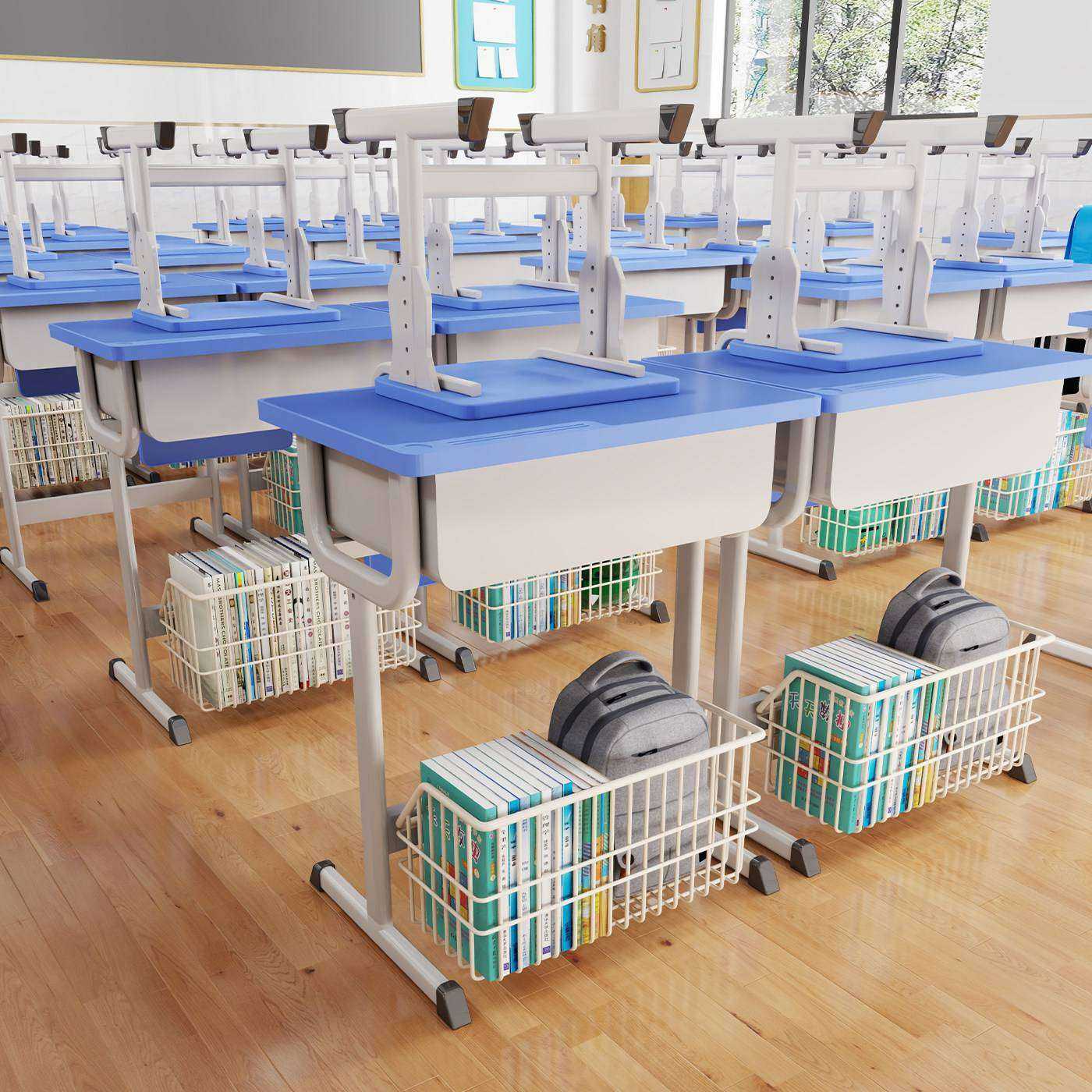 学生课桌专用桌下挂篮置物架课本