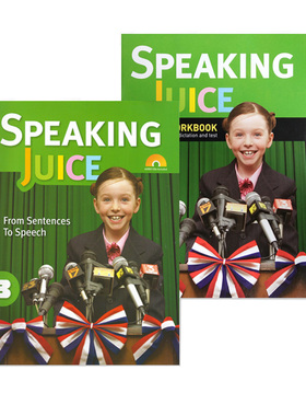 正版单项口语英语教材Speaking Juice 3级别学生套装学生书+练习册+CD