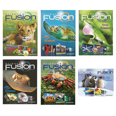 正版美国小学科学教材 Science Fusion G1 德州科学 原版进口 鲸鱼外教 霍顿米夫林