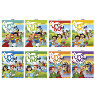 原版牛津let's go新版少儿英语教材letsgo第五版学生书+练习册+网络账号 begin123456级别教师用书 白板软件 教学卡片 lets go全套