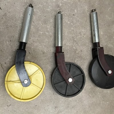 101旋耕机开沟机配件限深轮 尾轮E可调深浅 手扶拖拉机旋耕机配件