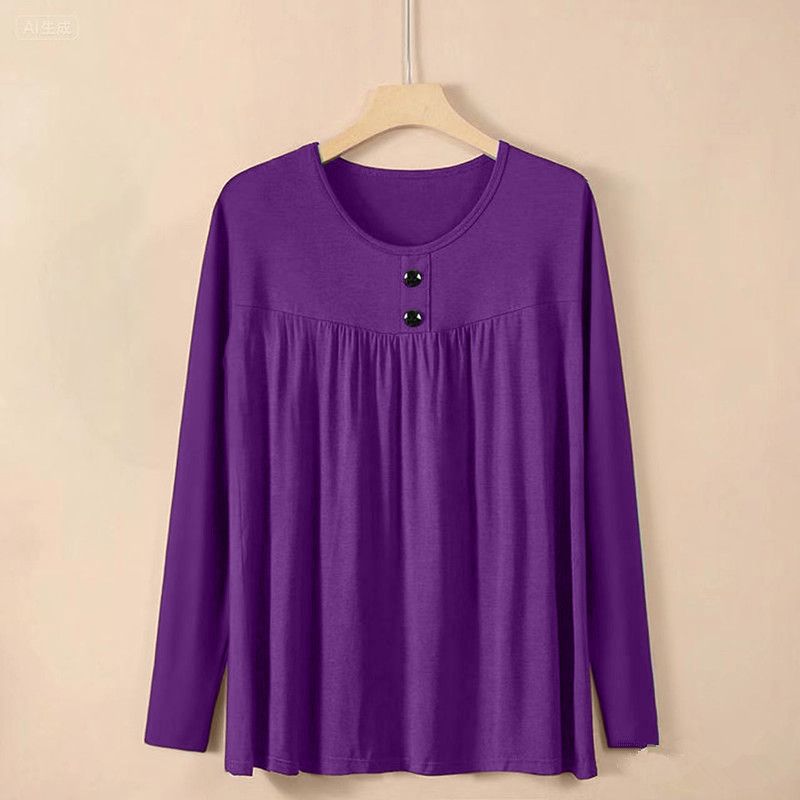 2026春秋季长袖T恤女士宽松女装