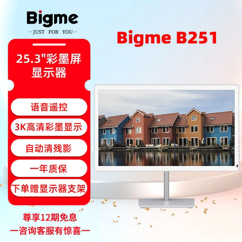 BIGME25.3英寸彩色墨水屏显示器