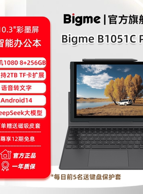 Bigme10.3英寸彩色墨水屏智能办公本B1051C Pro8+256GB大内存彩墨屏阅读器平板
