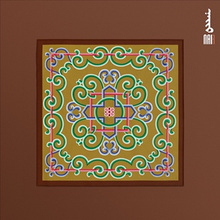 NAIR奈然 蒙古族蒙古元素民族风方丝巾蒙古袍饰品发带头巾装饰