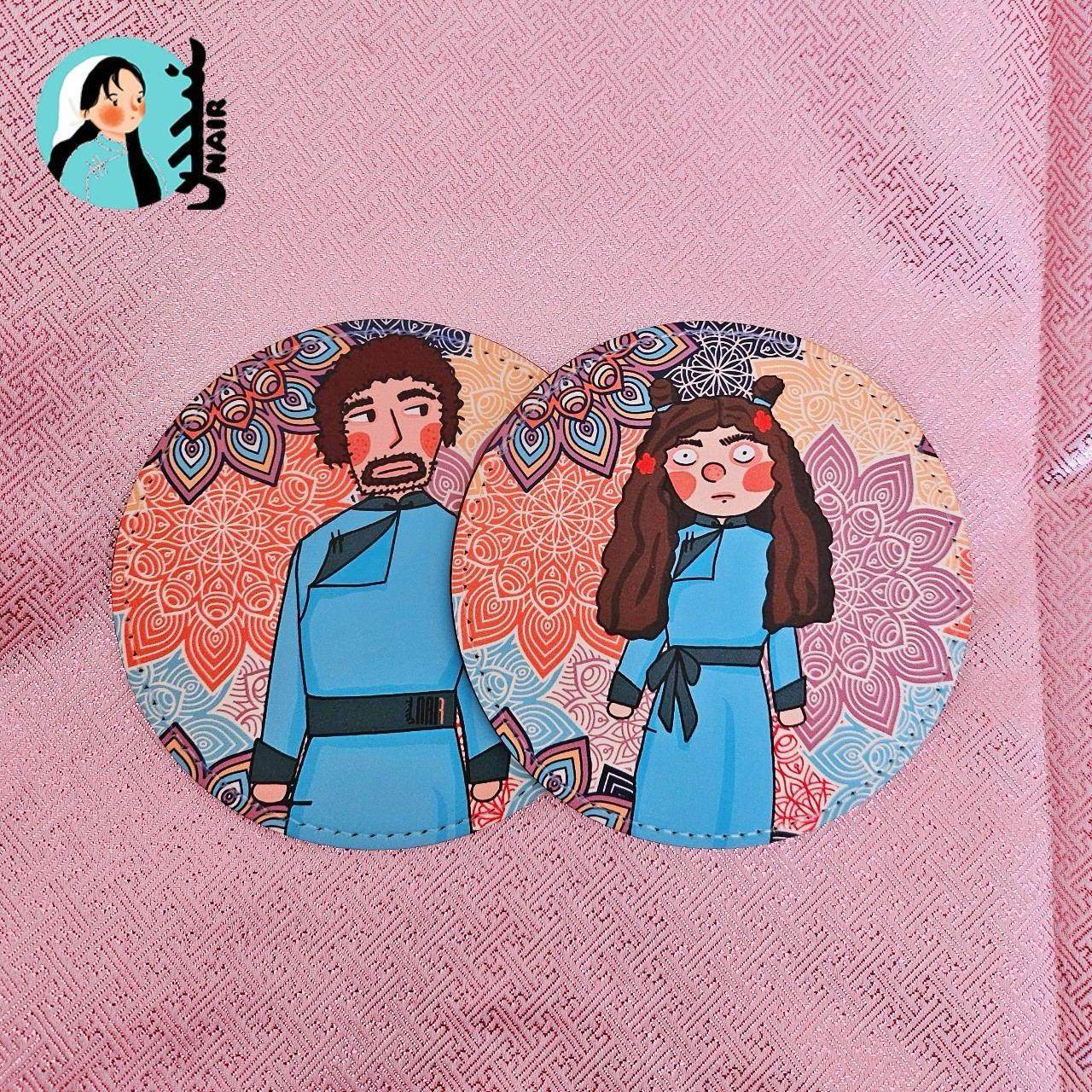 #NAIR奈然 蒙古风情侣隔热杯垫皮革杯垫皮质pu咖啡轻奢茶垫,节庆用品/礼品,文化创意杯垫/餐垫,淘宝优惠券,粉丝福利购,淘宝优惠卷