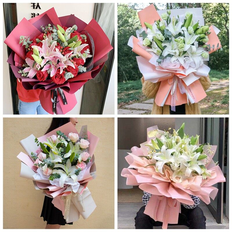 枣庄市峄城区山亭区滕州市同城鲜花店生日玫瑰百合送朋友长辈老婆