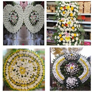 十堰市茅箭区张湾区郧阳区花圈白事丧事花篮葬礼殡葬鲜花同城店送