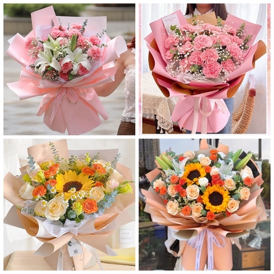 果洛州玛沁县班玛县甘德县同城鲜花店教师节老师康乃馨向日葵百合