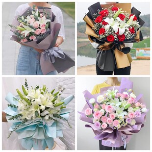 绵阳市涪城区游仙区安州区同城鲜花店情人玫瑰百合送朋友长辈老婆