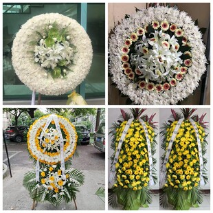 拉萨城关堆龙德庆梧桐新区花圈白事丧事花篮葬礼殡葬鲜花同城店送