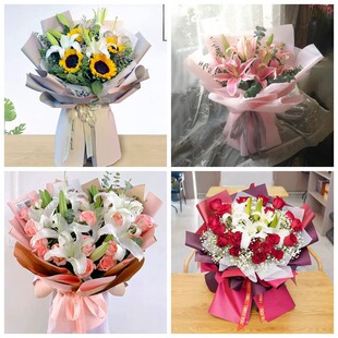 咸阳市礼泉县淳化县彬州市同城鲜花店生日玫瑰百合送朋友长辈老婆