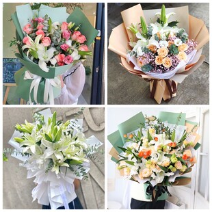 上饶市信州区广丰区广信区同城鲜花店情人玫瑰百合送朋友长辈老婆