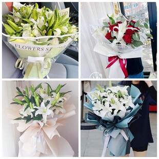 果洛州达日县久治县玛多县同城鲜花店情人玫瑰百合送朋友长辈老婆