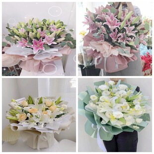 天津河西区陈塘庄柳林东海同城鲜花店情人玫瑰百合送朋友长辈老婆