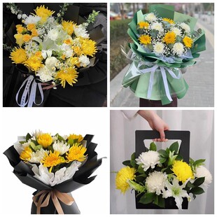 上海浦东新区三林惠南周浦菊花鲜花同城配送清明上坟扫墓祭奠悼念