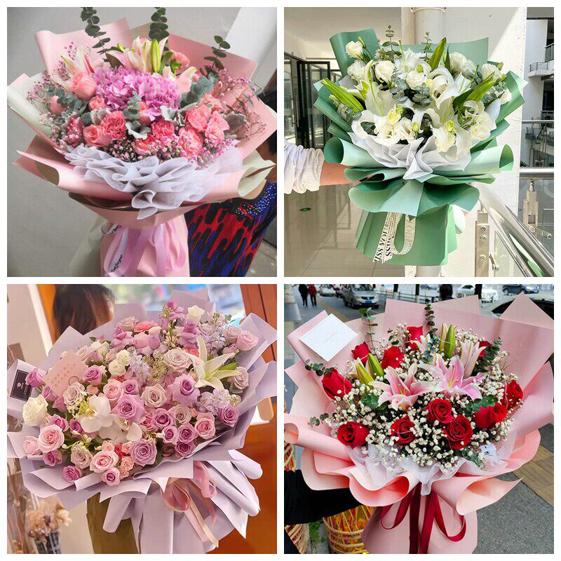 烟台莱州市招远市栖霞市海阳市同城鲜花店生日玫瑰百合520情人节