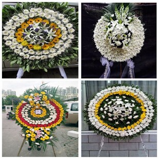 宁德市霞浦县古田县屏南县花圈白事丧事花篮葬礼殡葬鲜花同城店送