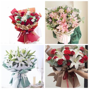 怀化市沅陵县辰溪县溆浦县同城鲜花店情人玫瑰百合送朋友长辈老婆
