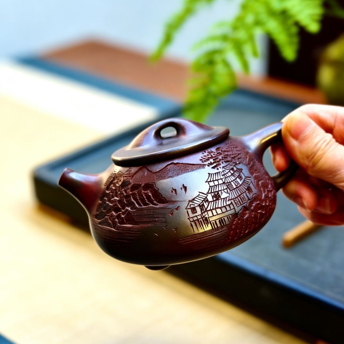 宜兴紫砂壶300c纯手工原