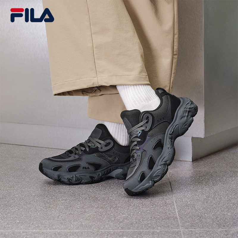 FILA 斐乐官方男鞋TORNADO摩登运动鞋2025冬新款飓风鞋休闲老爹鞋