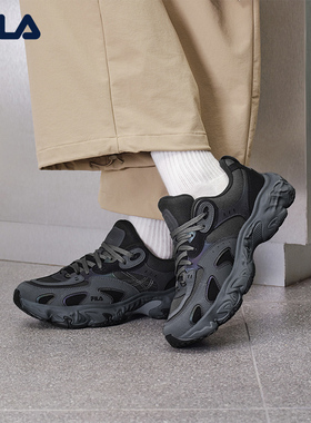 FILA 斐乐官方男鞋TORNADO摩登运动鞋2025冬新款飓风鞋休闲老爹鞋